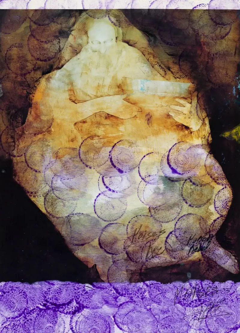 Lámina 21 ‘Moisés Recoge los Diez Mandamientos en el Monte Sinaí’