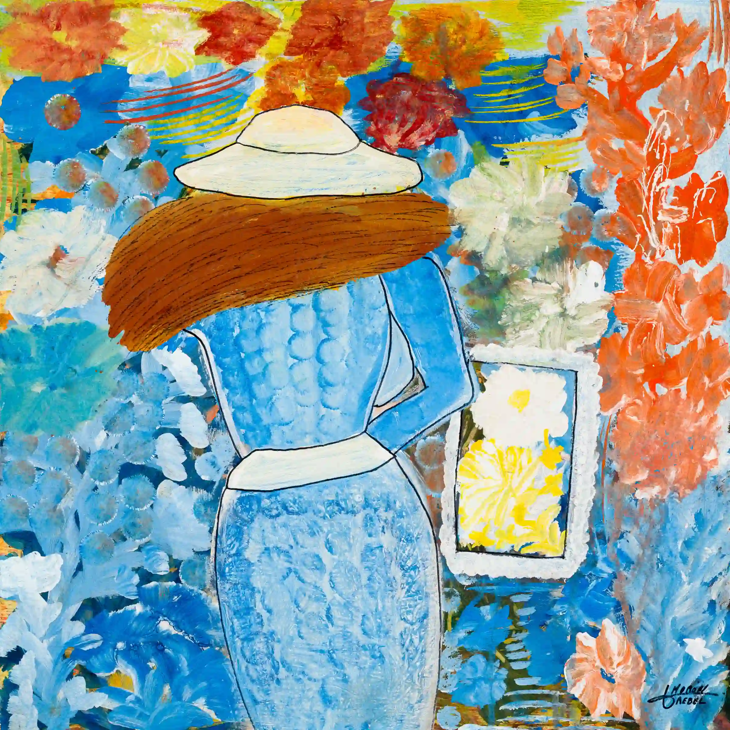 Lámina 8 ‘Señorita – Obra sobre lienzo’ | Colección Canciones Inspiradoras