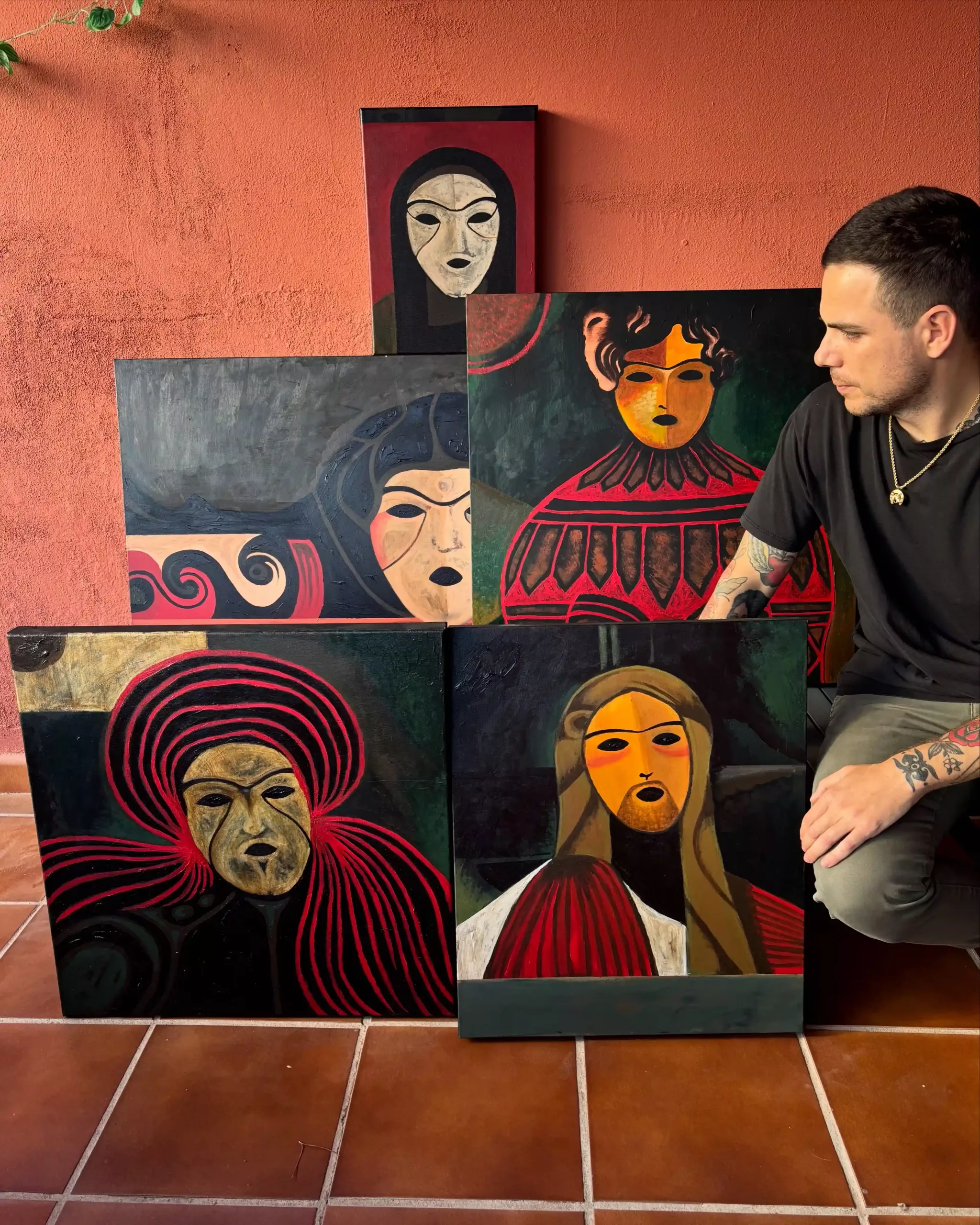 Mario de Arco con su colección Spirits of an Eternal Inner World Mario de Arco con su colección Spirits of an Eternal Inner World